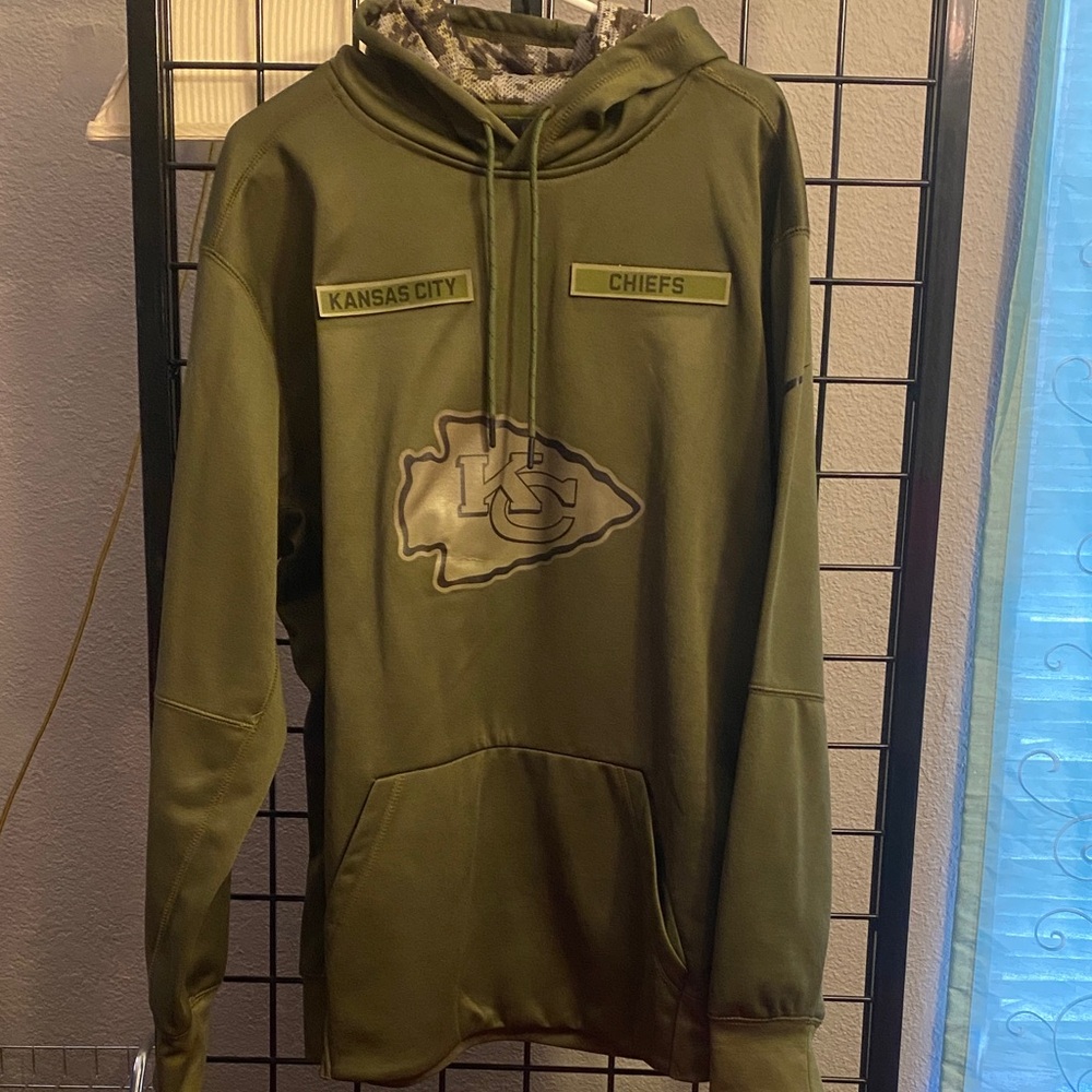 NFL Kansas City Chiefs Olive Hoodie